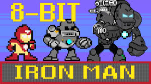 Iron Man Mega Man 8 bits