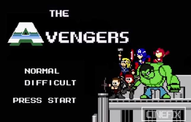 Avengers Vingadores 8 bits