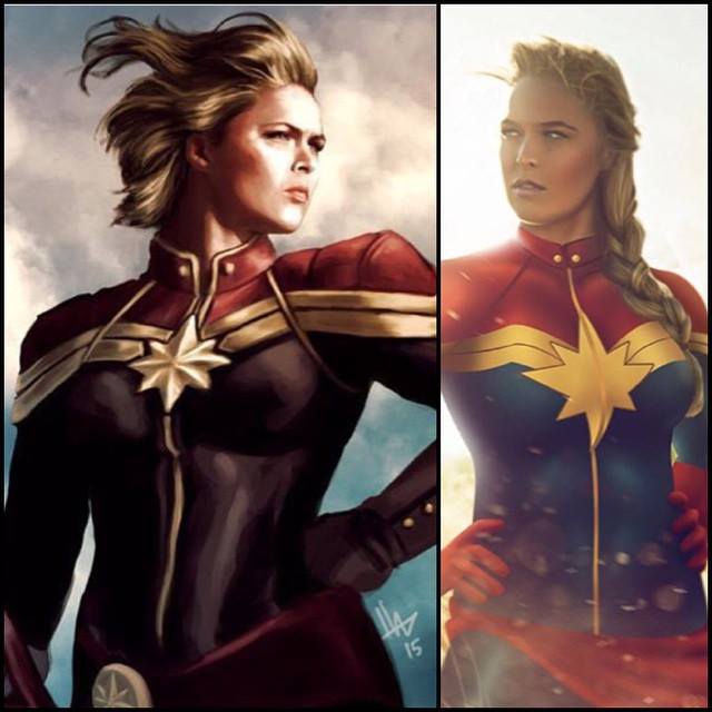 Ronda Rousey Capitã Marvel
