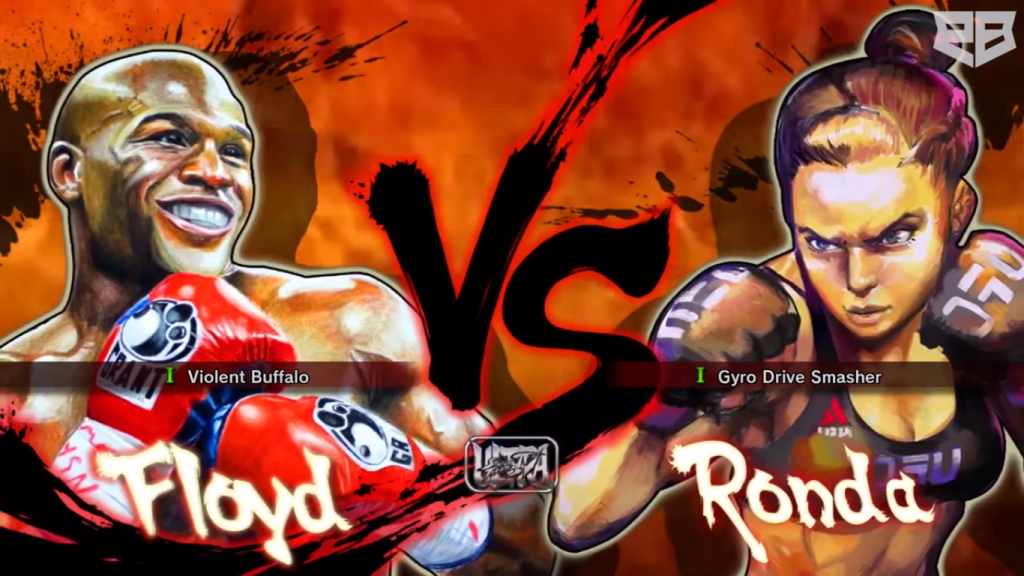 Mayweather vs Rousey Street Fighter