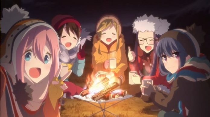 Yurucamp anime