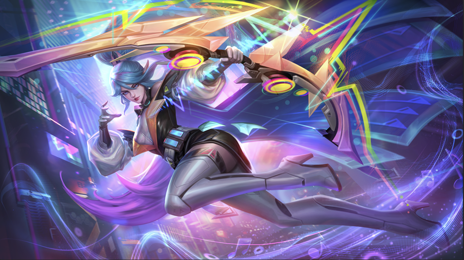  Mobile Legends Bang Bang “Miya Atômica Pop” da Miya