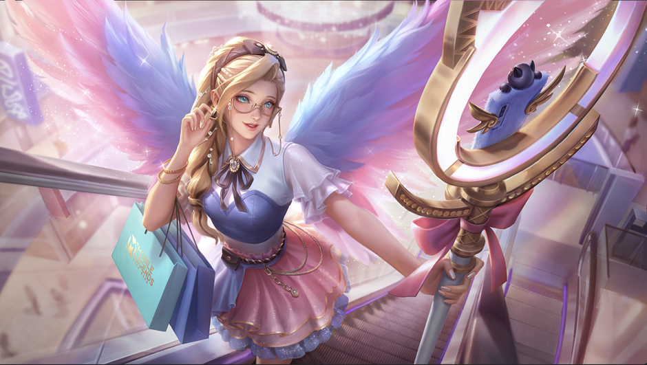 Mobile Legends Bang Bang Selfie Angelical da Rafaela